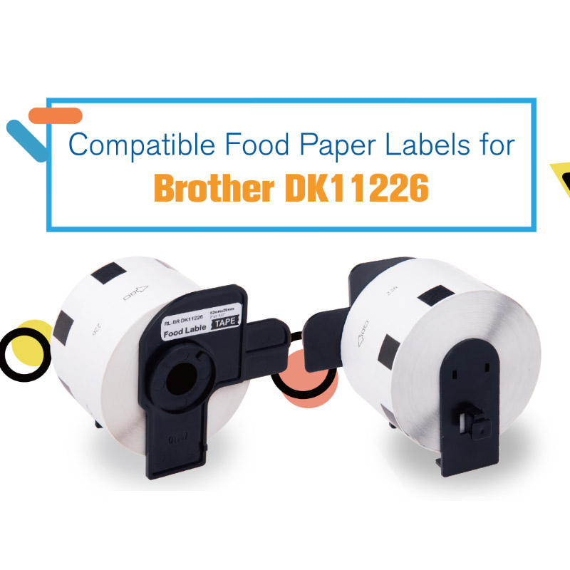 New Product Release！ Compatible Food Paper Labels for Brother DK11226.